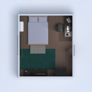 planos casa muebles decoración dormitorio reforma 3d