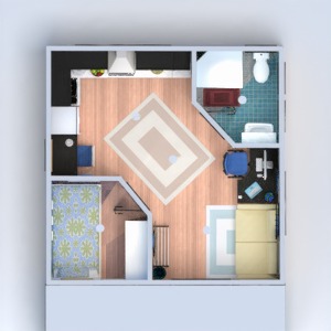 floorplans mieszkanie łazienka sypialnia pokój dzienny 3d