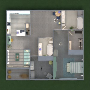 floorplans appartement décoration eclairage 3d