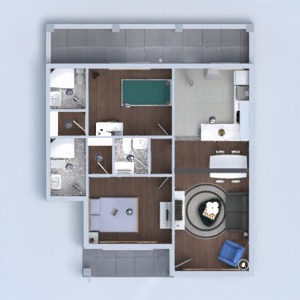floorplans house bedroom living room kitchen renovation 3d