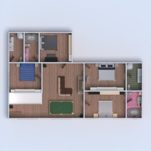 floorplans casa área externa arquitetura patamar 3d