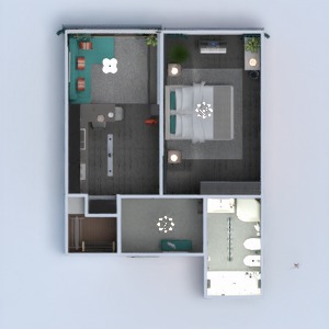 planos apartamento muebles cuarto de baño dormitorio salón cocina iluminación reforma 3d