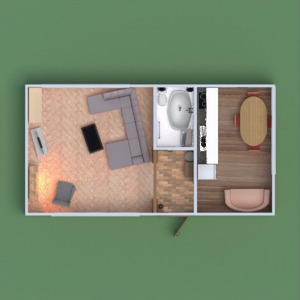 floorplans 公寓 家具 装饰 diy 浴室 客厅 改造 单间公寓 玄关 3d