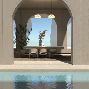 progetti casa veranda oggetti esterni illuminazione paesaggio 3d