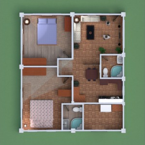 floorplans 独栋别墅 3d