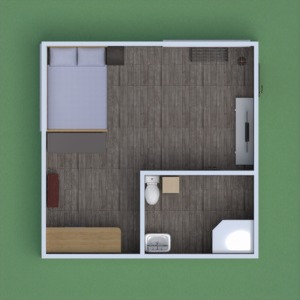 floorplans 公寓 浴室 卧室 3d