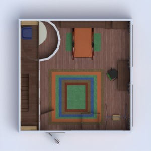 floorplans appartement maison chambre d'enfant 3d