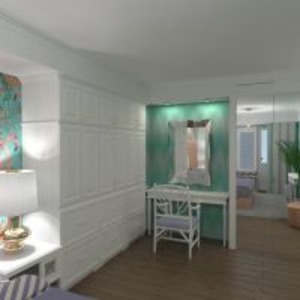 planos apartamento muebles dormitorio 3d
