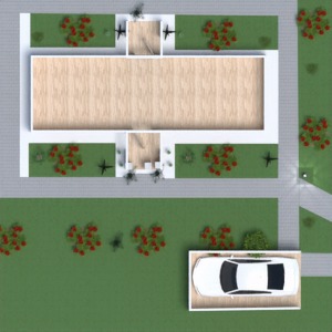 planos muebles decoración exterior paisaje arquitectura 3d