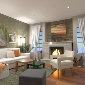 floorplans furniture decor living room lighting 3d