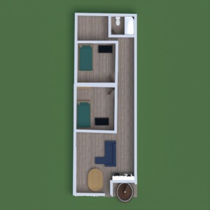 floorplans casa banheiro cozinha área externa quarto infantil 3d