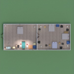floorplans maison terrasse décoration chambre d'enfant bureau 3d