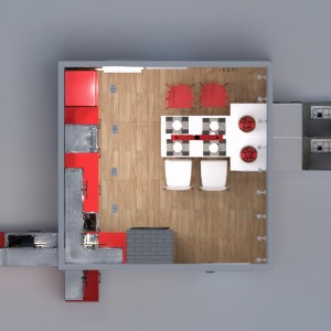 floorplans 公寓 厨房 3d