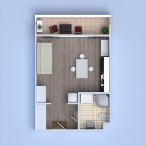 floorplans 公寓 改造 单间公寓 3d