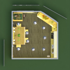 floorplans 家具 装饰 厨房 储物室 3d