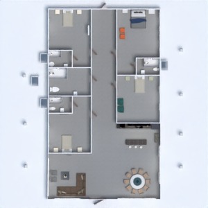 floorplans utensílios domésticos varanda inferior 3d