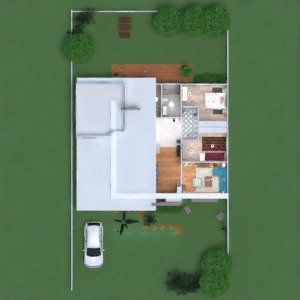 planos casa decoración paisaje 3d