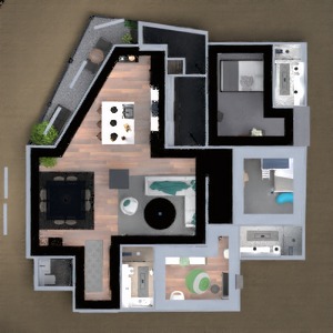 floorplans wystrój wnętrz zrób to sam architektura mieszkanie typu studio 3d
