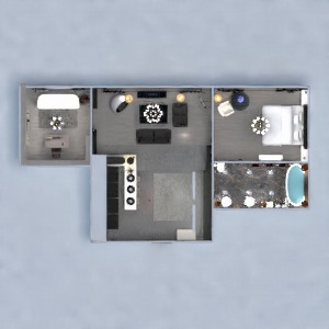 floorplans 公寓 家具 装饰 照明 改造 3d