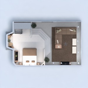 floorplans 独栋别墅 卧室 客厅 3d