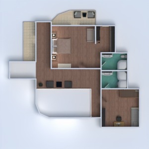 floorplans 独栋别墅 家具 装饰 浴室 卧室 客厅 厨房 餐厅 结构 3d