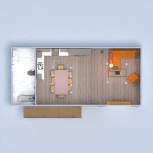 floorplans apartamento banheiro quarto quarto cozinha 3d