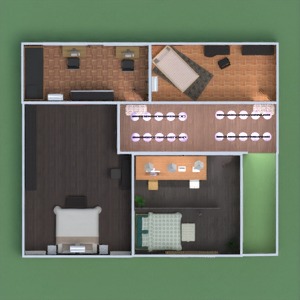 floorplans 公寓 独栋别墅 露台 家具 装饰 diy 3d