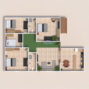 floorplans 家具 3d