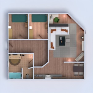 floorplans apartamento decoração faça você mesmo banheiro quarto quarto cozinha quarto infantil escritório iluminação sala de jantar despensa patamar 3d