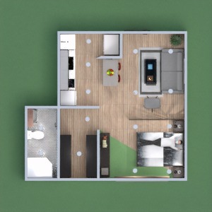 floorplans wohnung haus möbel dekor küche 3d