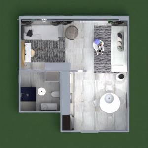 floorplans 公寓 装饰 厨房 照明 结构 单间公寓 3d