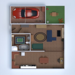 floorplans mieszkanie na zewnątrz 3d