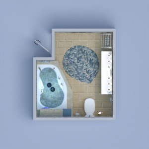 floorplans baldai dekoras vonia apšvietimas 3d