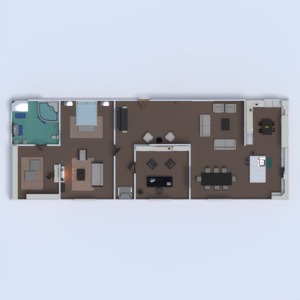 floorplans dom meble wystrój wnętrz sypialnia pokój dzienny kuchnia oświetlenie gospodarstwo domowe jadalnia przechowywanie 3d