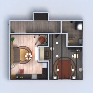 floorplans appartement salle de bains chambre à coucher salon cuisine architecture 3d