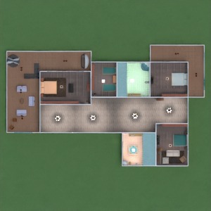 floorplans haus möbel badezimmer schlafzimmer wohnzimmer garage küche beleuchtung esszimmer eingang 3d