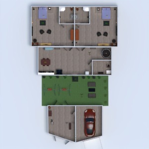 floorplans casa decoração quarto garagem utensílios domésticos arquitetura 3d
