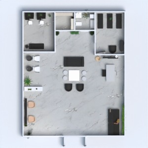 floorplans krajobraz mieszkanie typu studio wejście 3d