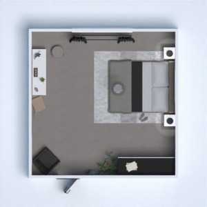 floorplans 卧室 家电 3d