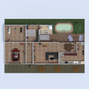 planos apartamento terraza 3d