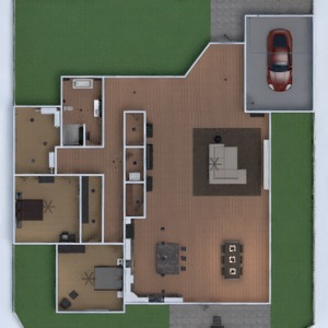 floorplans 独栋别墅 浴室 结构 3d