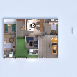 floorplans 独栋别墅 3d