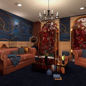 floorplans house furniture decor living room lighting 3d