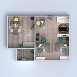 floorplans na zewnątrz pokój diecięcy jadalnia architektura 3d