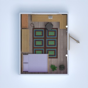 floorplans meubles chambre à coucher 3d
