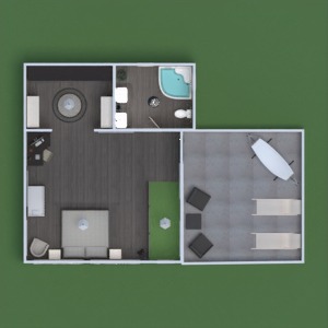 floorplans apartment terrace furniture decor bathroom bedroom living room garage kitchen outdoor lighting dining room 3d