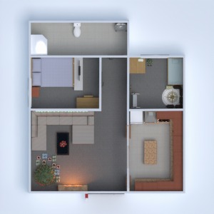 planos casa muebles decoración cuarto de baño dormitorio 3d
