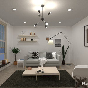 floorplans furniture decor living room lighting 3d