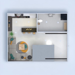 floorplans appartement eclairage rénovation studio 3d