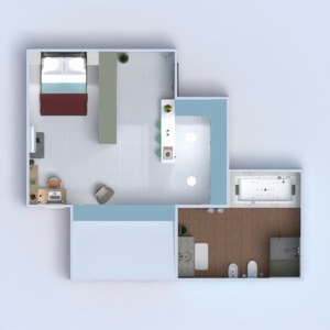 planos apartamento muebles decoración salón cocina despacho iluminación arquitectura estudio descansillo 3d